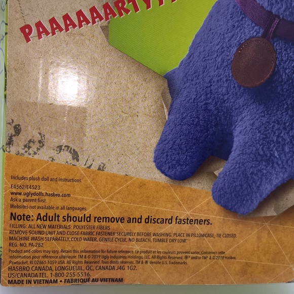 Ugly Dolls Feature Sounds Ugly Dog Talking Plush Stuffed Toy 30+ Sounds … - Picture 10 of 11